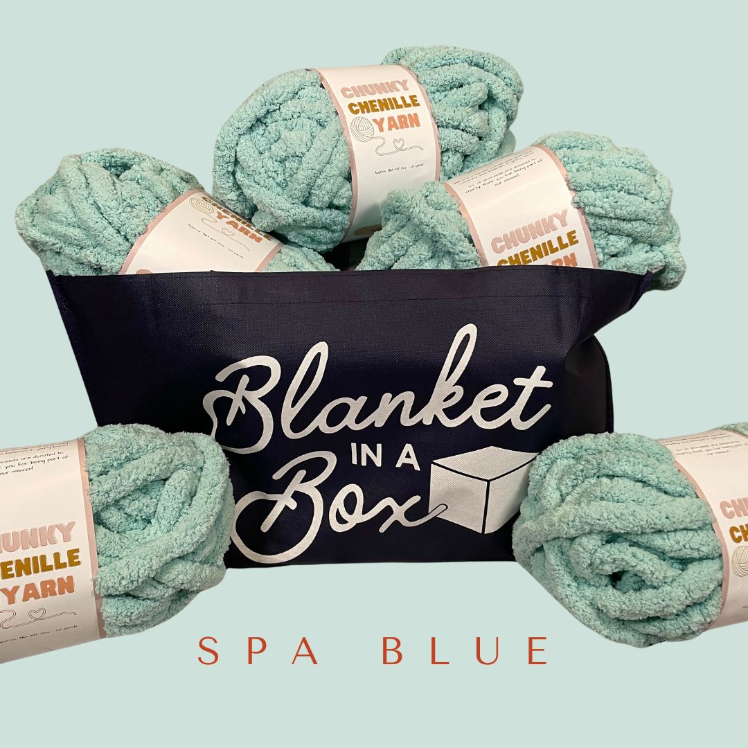 DIY Chunky Knit Blanket Kit - Make Your Own Cozy Blanket