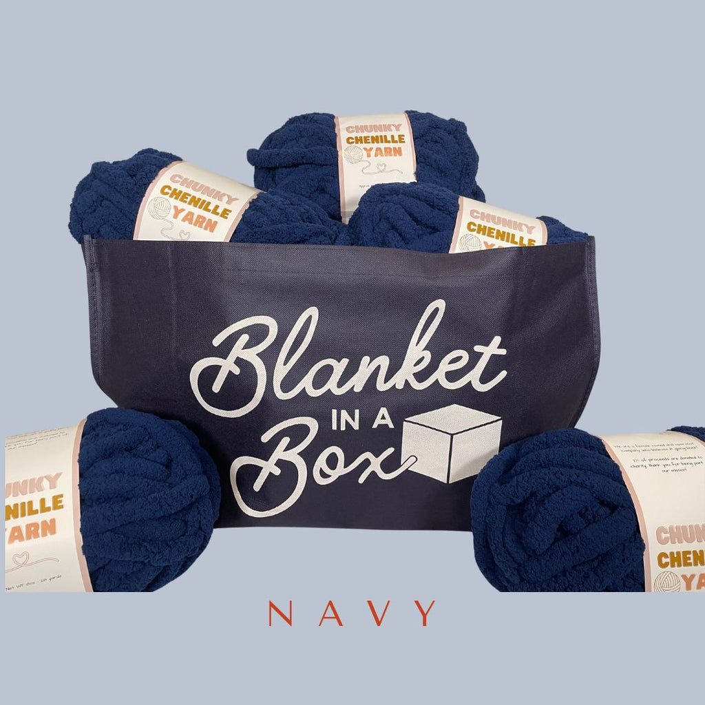 DIY Chunky Knit Blanket Kit - Make Your Own Cozy Blanket
