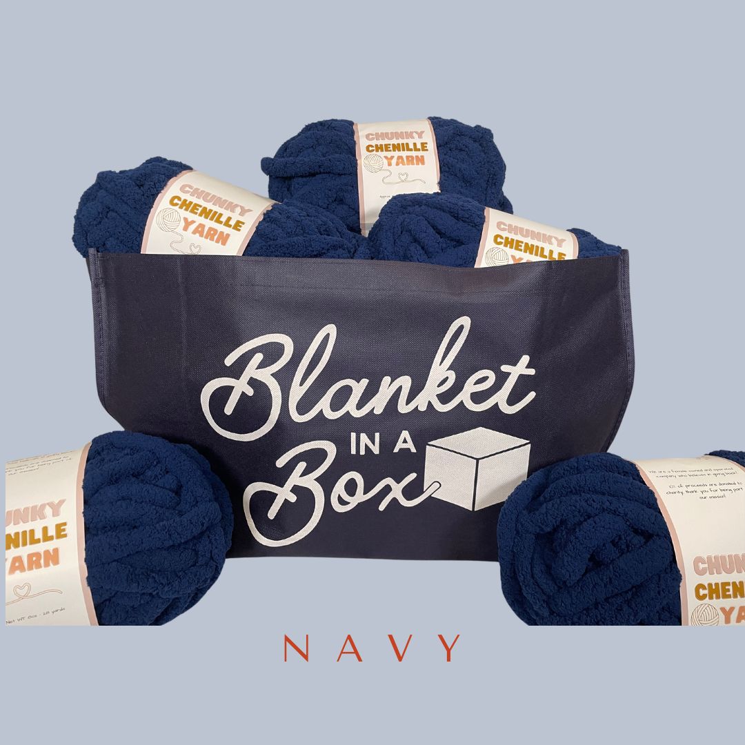 DIY Chunky Knit Blanket Kit - Make Your Own Cozy Blanket