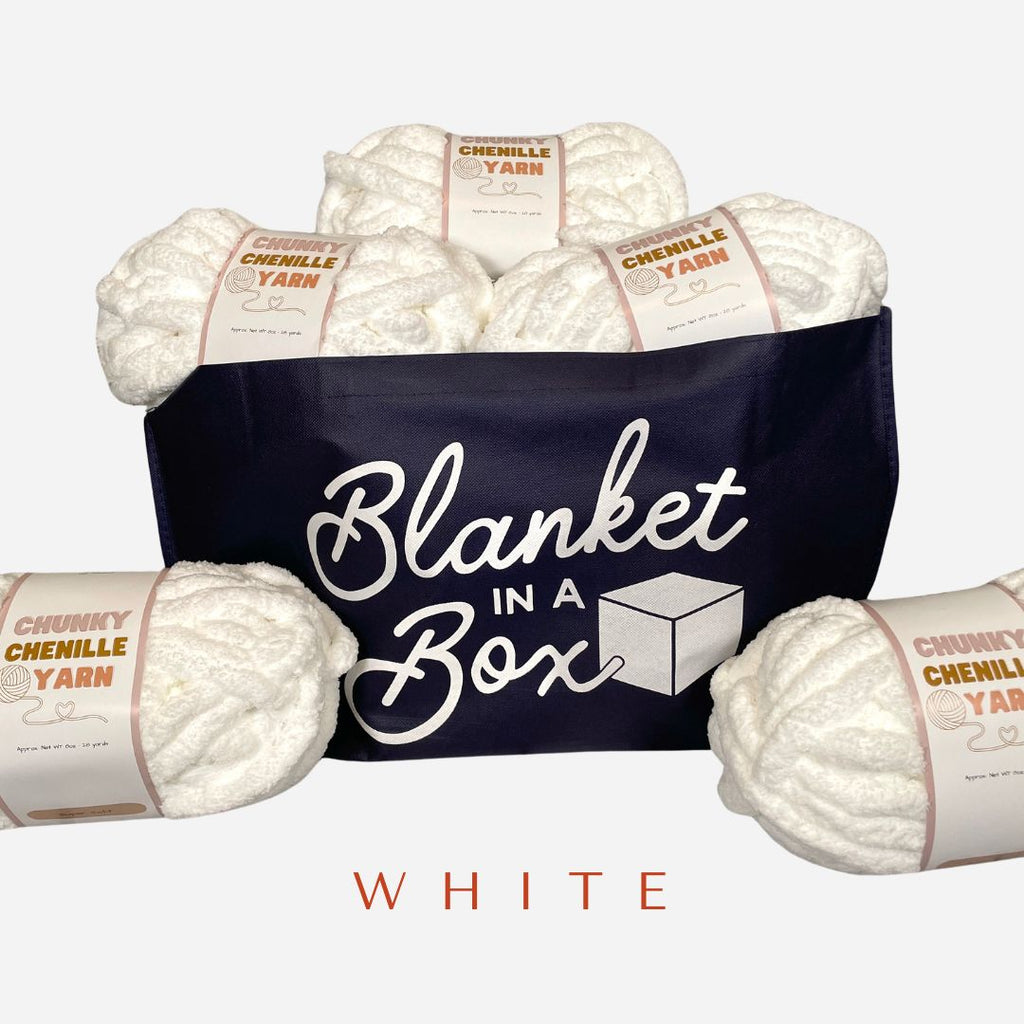 DIY Chunky Knit Blanket Kit - Make Your Own Cozy Blanket