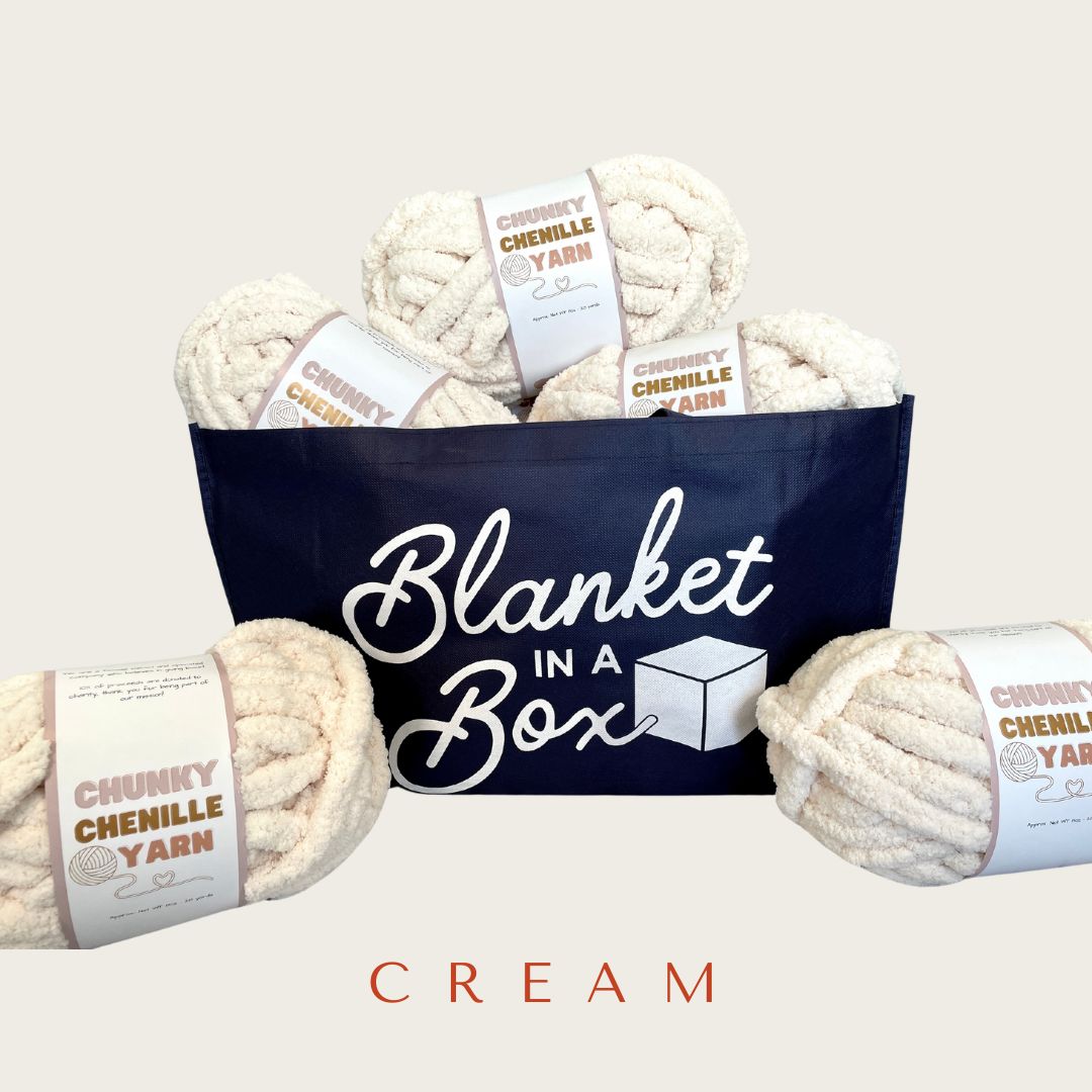DIY Chunky Knit Blanket Kit - Make Your Own Cozy Blanket