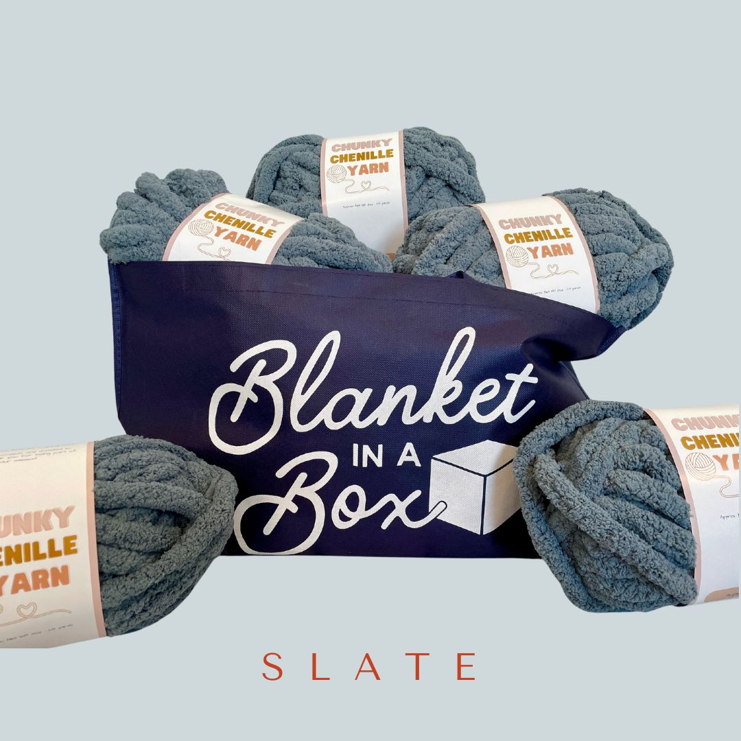 DIY Chunky Knit Blanket Kit - Make Your Own Cozy Blanket