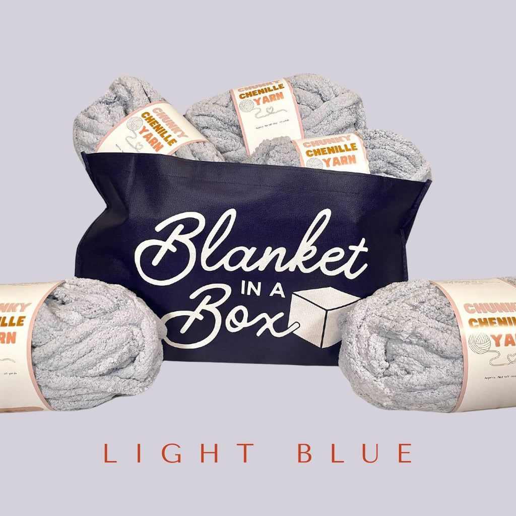 DIY Chunky Knit Blanket Kit - Make Your Own Cozy Blanket