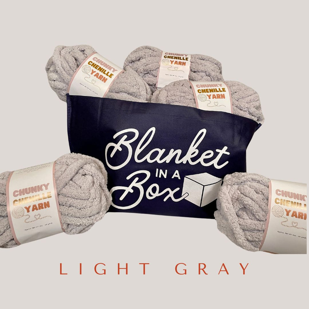 DIY Chunky Knit Blanket Kit - Make Your Own Cozy Blanket