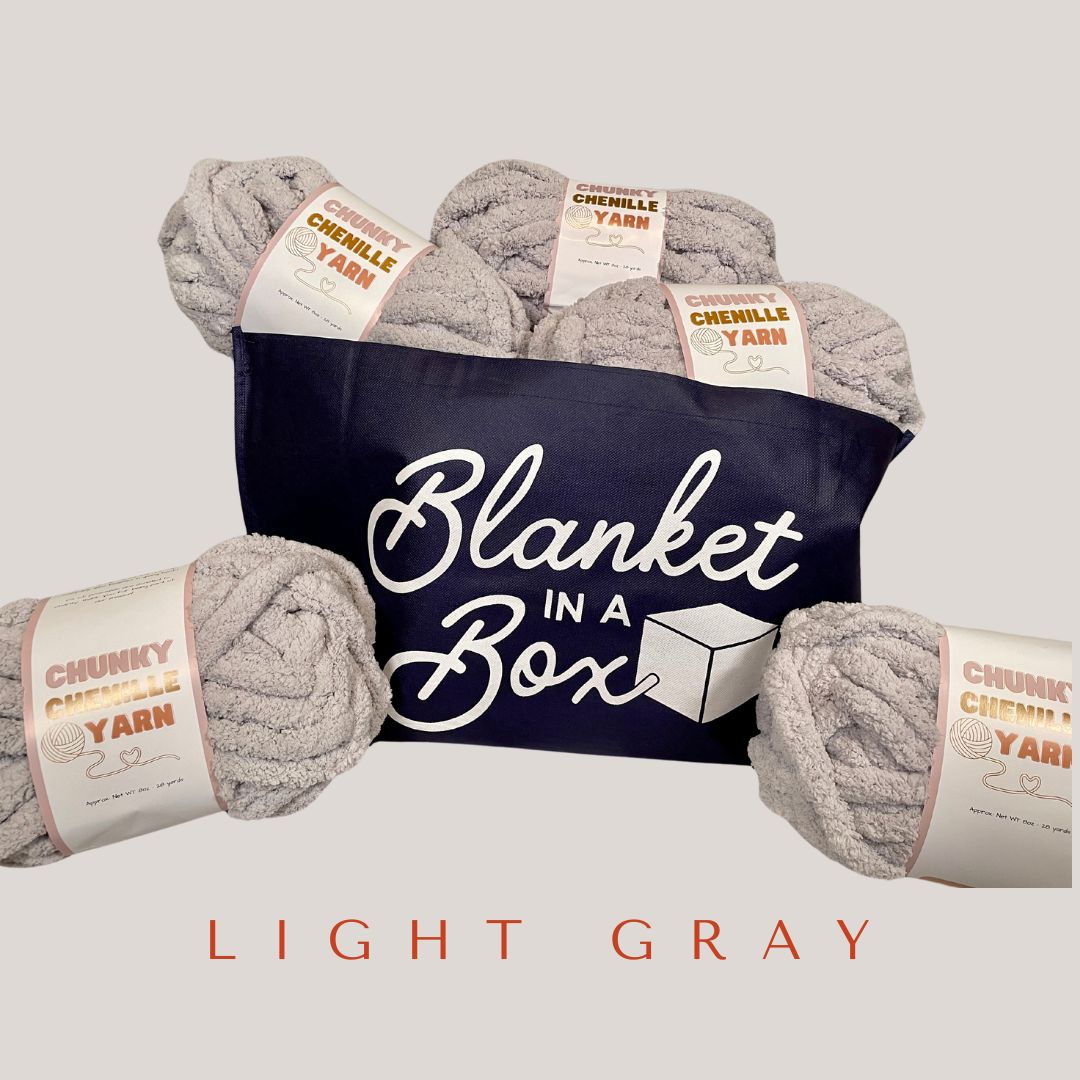 DIY Chunky Knit Blanket Kit - Make Your Own Cozy Blanket