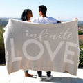 Infinite Love Cozy Gift Blanket - Wedding & Anniversary Gift