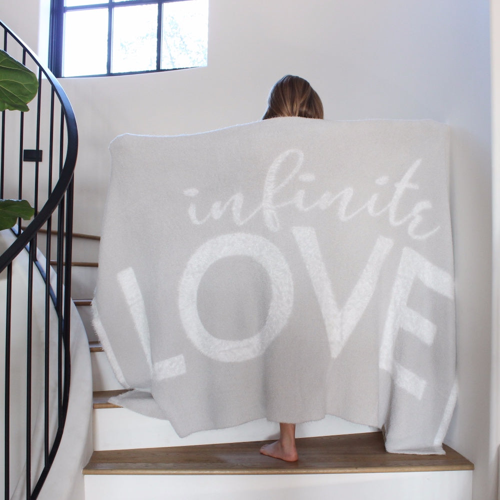 Infinite Love Cozy Gift Blanket - Wedding & Anniversary Gift