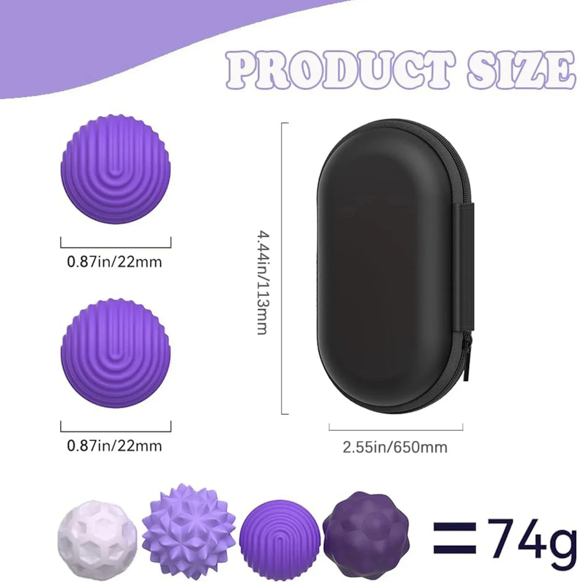 Magnetic Sensory Fidget Balls | Textured Stress Relief Set