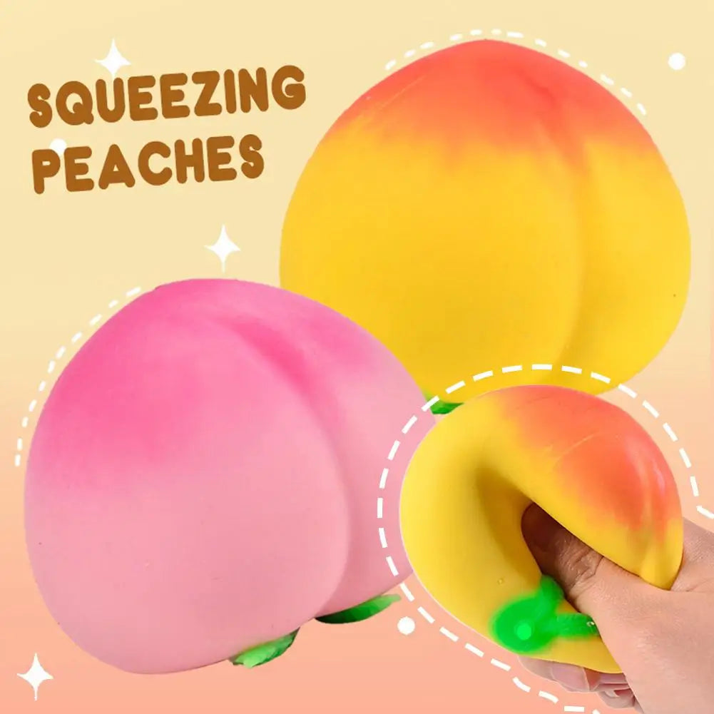 Peachy Keen 🍑 | Squeeze & Pop Stress Relief Squishy